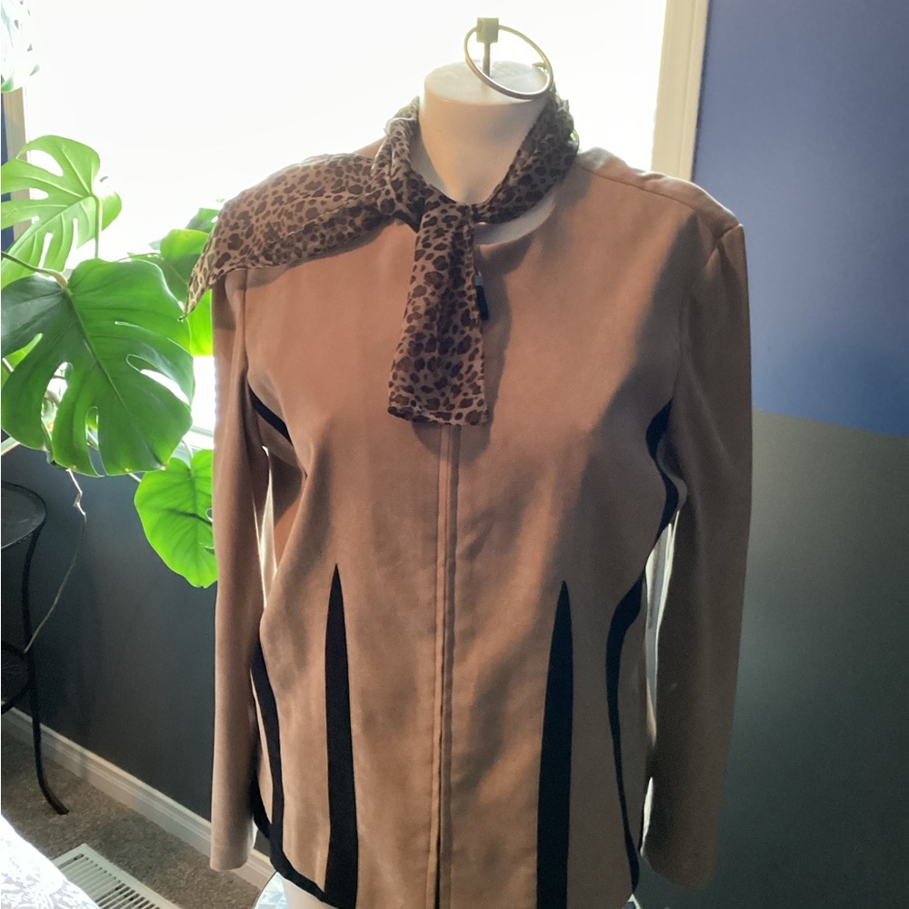 Vintage Elegant Tan Women's Jacket